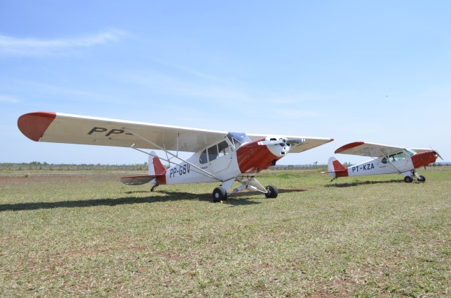 The Paulistinha, a brazilian aircraft similar to the old Piper airplanes, a lovely machine to fly!